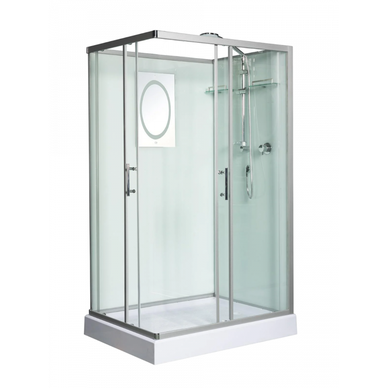 Душевая кабина WeltWasser WW500 LAINE XL 1201, без крыши, размер: 90*120*227, средний поддон