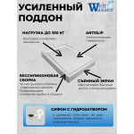 Душевая кабина WeltWasser WW500 LAINE XL 902, с крышей, размер: 90*90*227, средний поддон