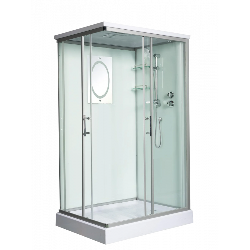 Душевая кабина WeltWasser WW500 LAINE XL 1204, с крышей, размер: 90*120*227, средний поддон