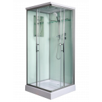 Душевая кабина WeltWasser WW500 LAINE XL 902, с крышей, размер: 90*90*227, средний поддон