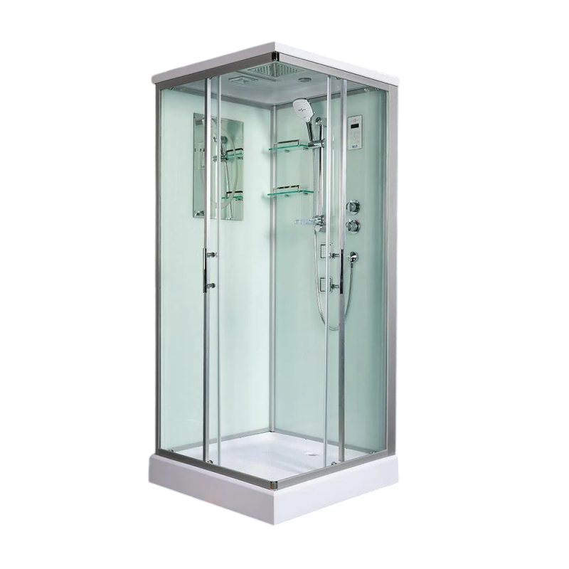 Душевая кабина WeltWasser WW500 LAINE XL 904, с крышей, размер: 90*90*227, средний поддон