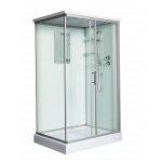 Душевая кабина WeltWasser WW500 LAINE XL 1214, c крышей, размер: 90*120*227, средний поддон