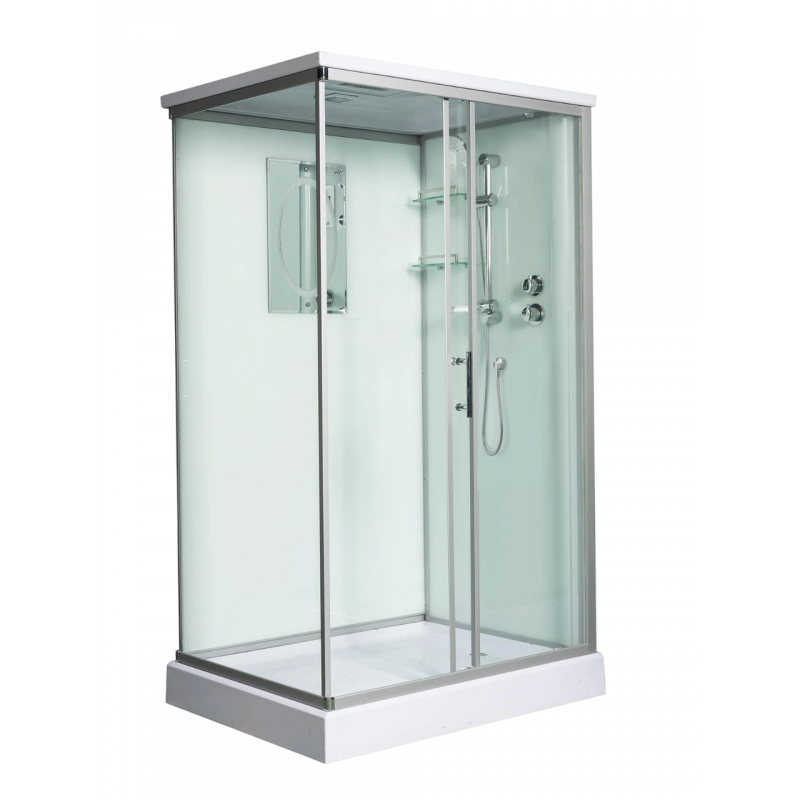 Душевая кабина WeltWasser WW500 LAINE XL 1214, c крышей, размер: 90*120*227, средний поддон