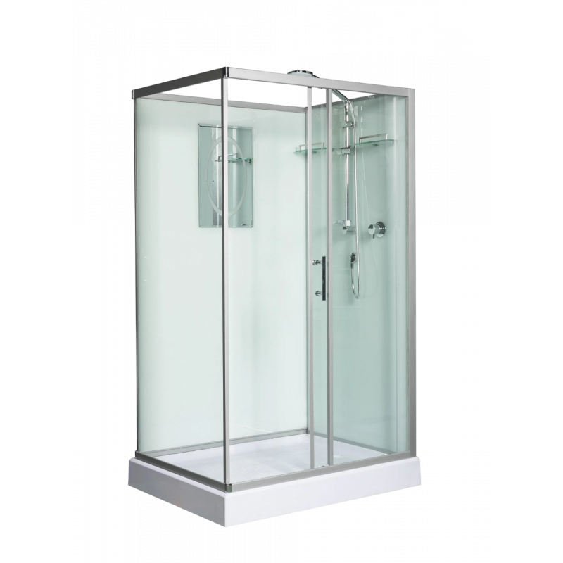 Душевая кабина WeltWasser WW500 LAINE XL 1211, без крыши, размер: 90*120*227, средний поддон