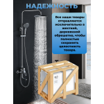 Душевая кабина River Dunay XL 120/80/44 TH R с крышей, ДxШxВ: 1200x800x2300 мм, высокий поддон 44 см, угол установки правосторонний
