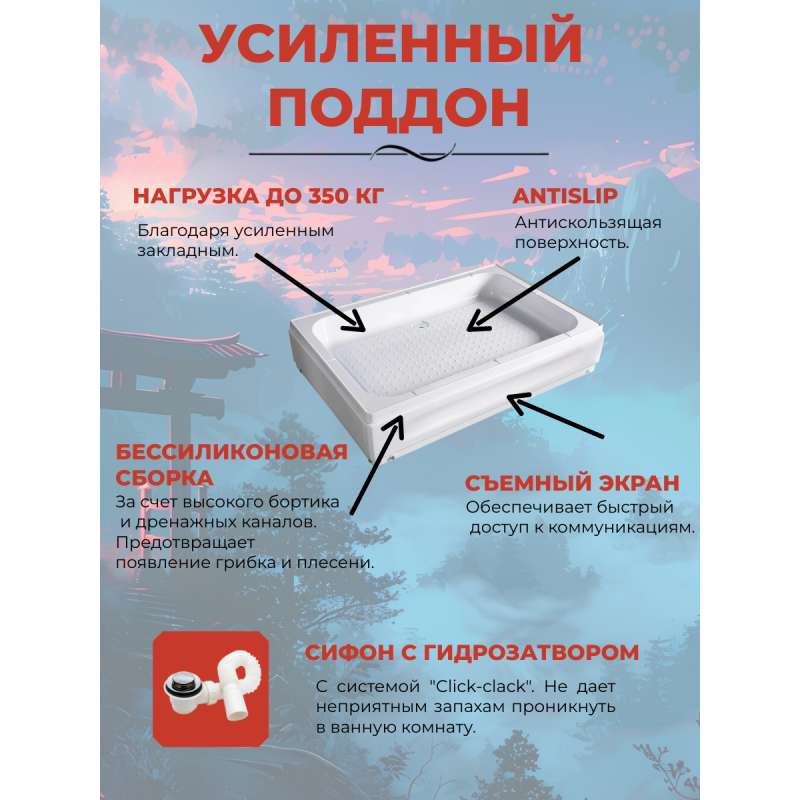 Душевая кабина River Quadro 90/24 MT