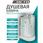 Душевая кабина DETO ЕМ2712 L с электрикой