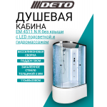 Душевая кабина DETO ЕМ4511 R N с LED-подсветкой и гидромассажем