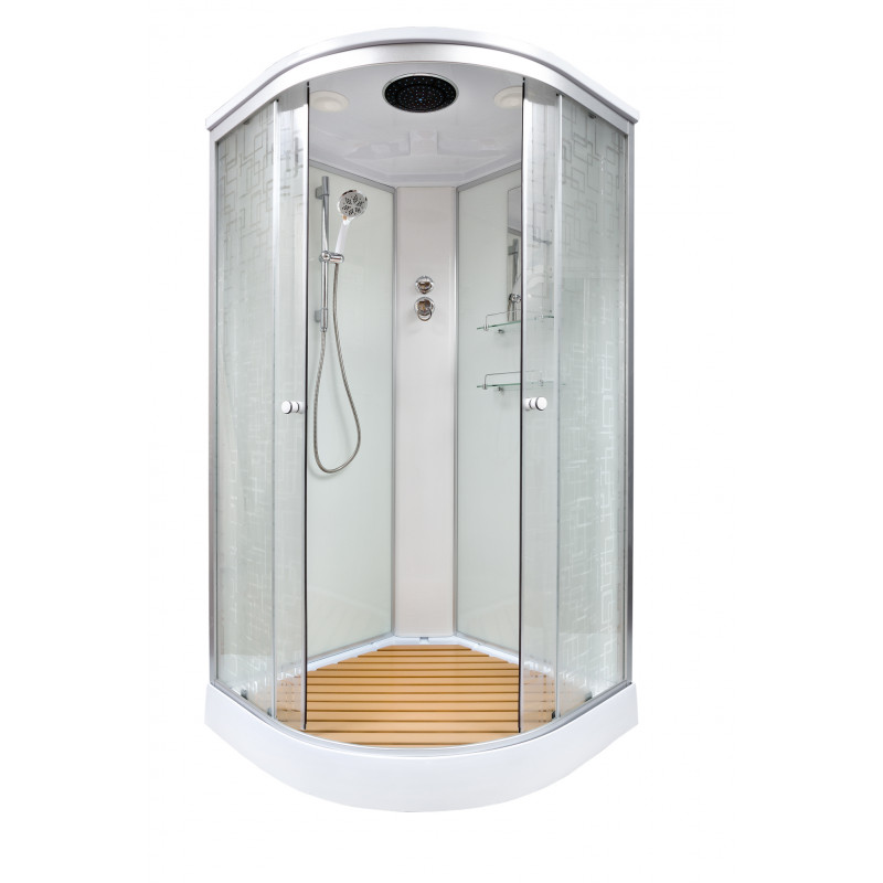 Душевая кабина DETO ЕМ1590 с LED-подсветкой