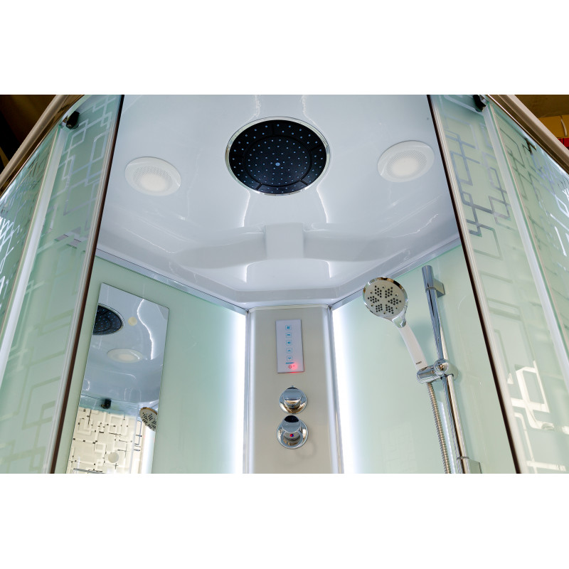 Душевая кабина DETO ЕМ1590 с LED-подсветкой