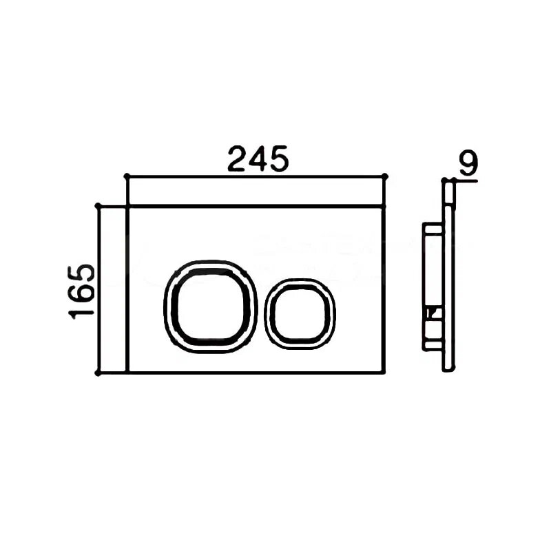 Унитаз с инсталляцией WeltWasser и кнопкой смыва (AMBERG 497 + GELBACH 043 GL-WT + AMBERG RD-MT CR)