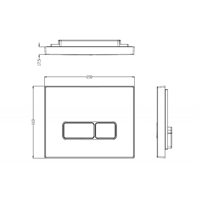 Унитаз с инсталляцией WeltWasser и кнопкой смыва (MARBERG 410 + MERZBACH 043 GL-BL + MAR 410 SE MT-BL)