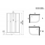 Душевая кабина Niagara NG-33184-14LBKT
