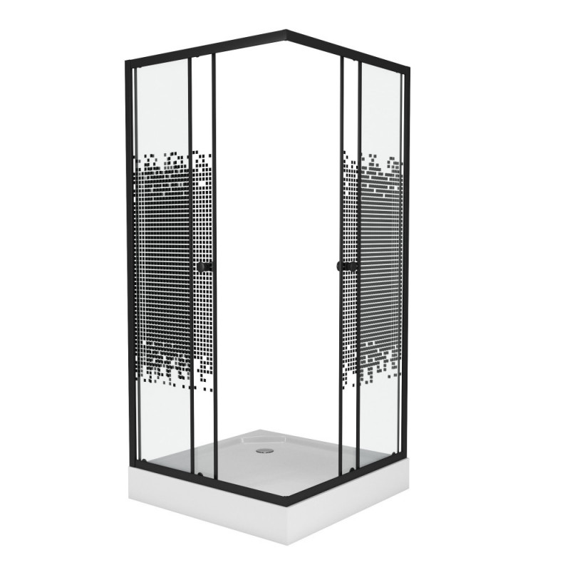 Душевой уголок NG-010-14Q BLACK