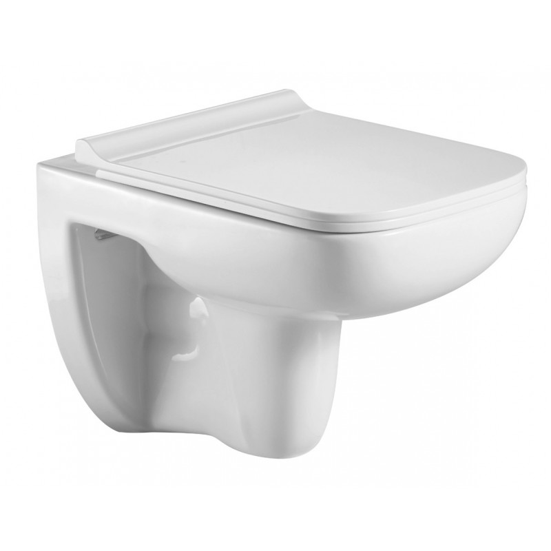Унитаз подвесной безободковый WW KEHLBACH 004 GL-WT