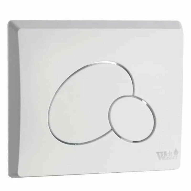 Унитаз с инсталляцией WeltWasser и кнопкой смыва (AMBERG 350 + BAARBACH 004 GL-WT + AMBERG RD-BL)