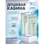 Душевая кабина WeltWasser Aller 901 без крыши, размер: 90х90х217 см, высокий поддон 40 см